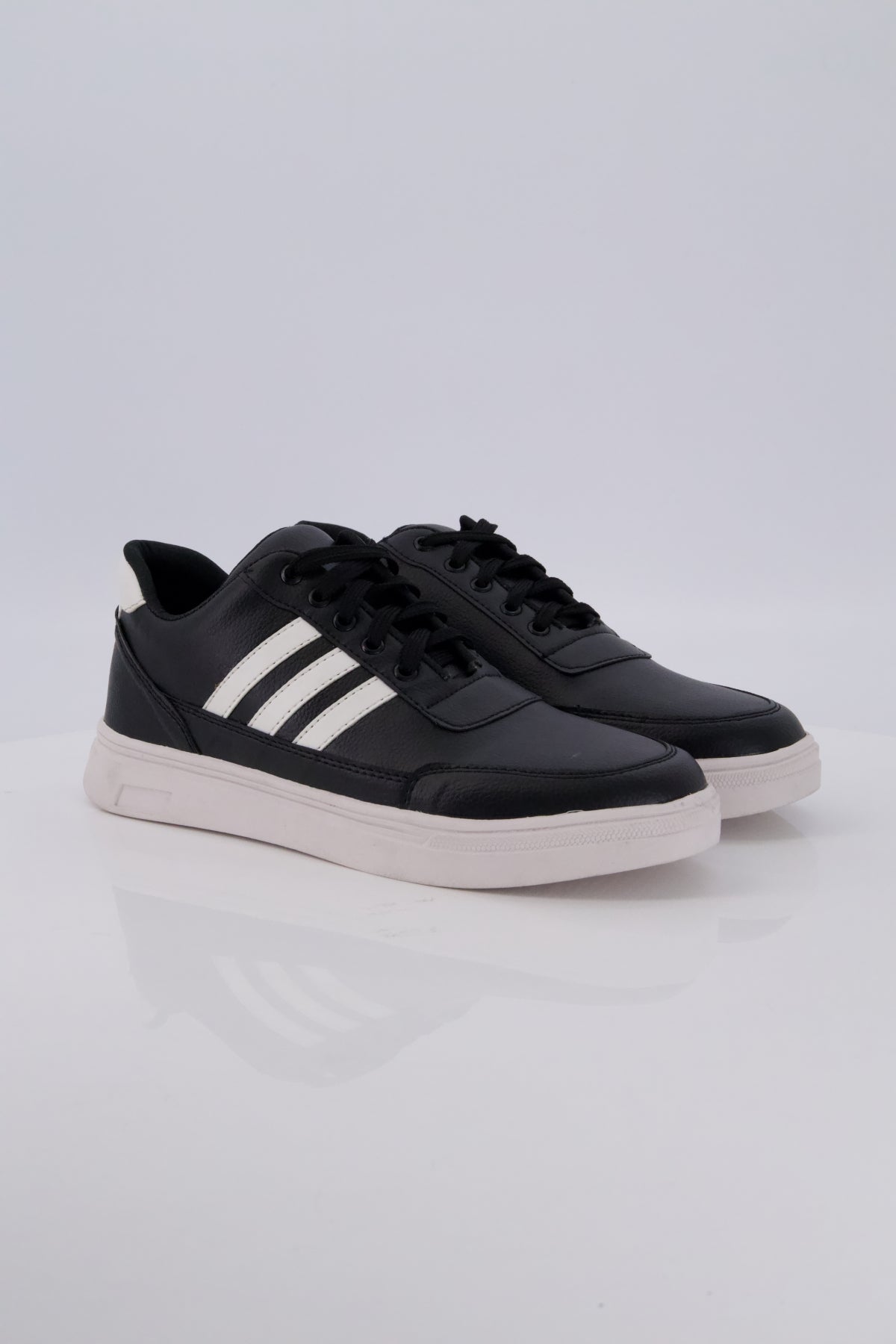 Black Camel three Stripe Sneakers 1705