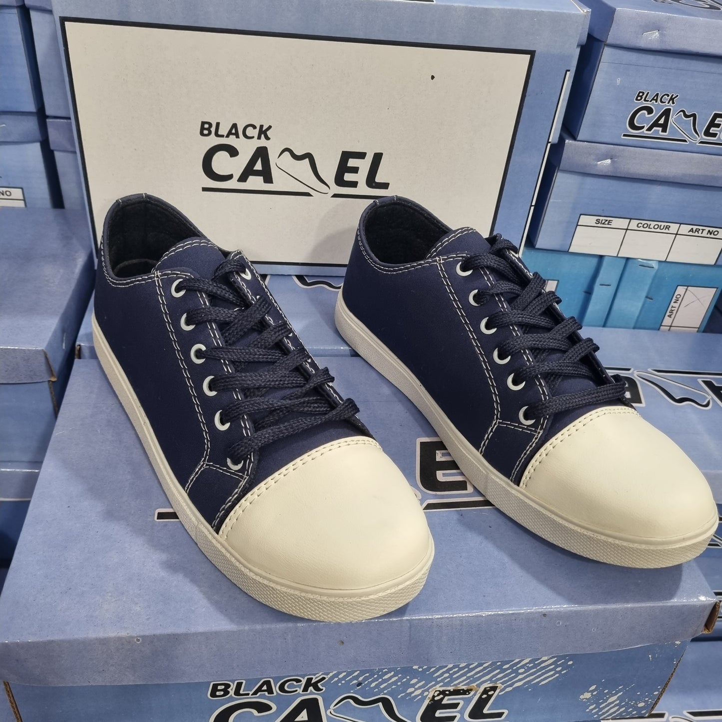 Blue Canvas Sabratha Shoes