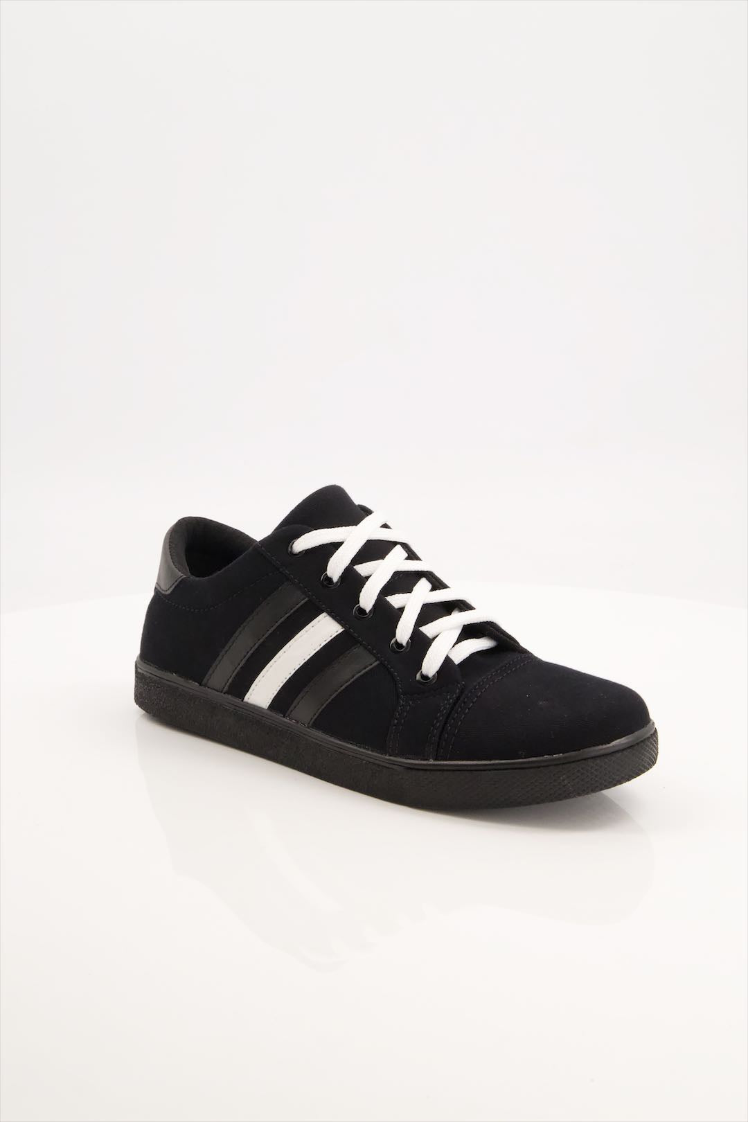 Black Camel Stripes Sneakers 555