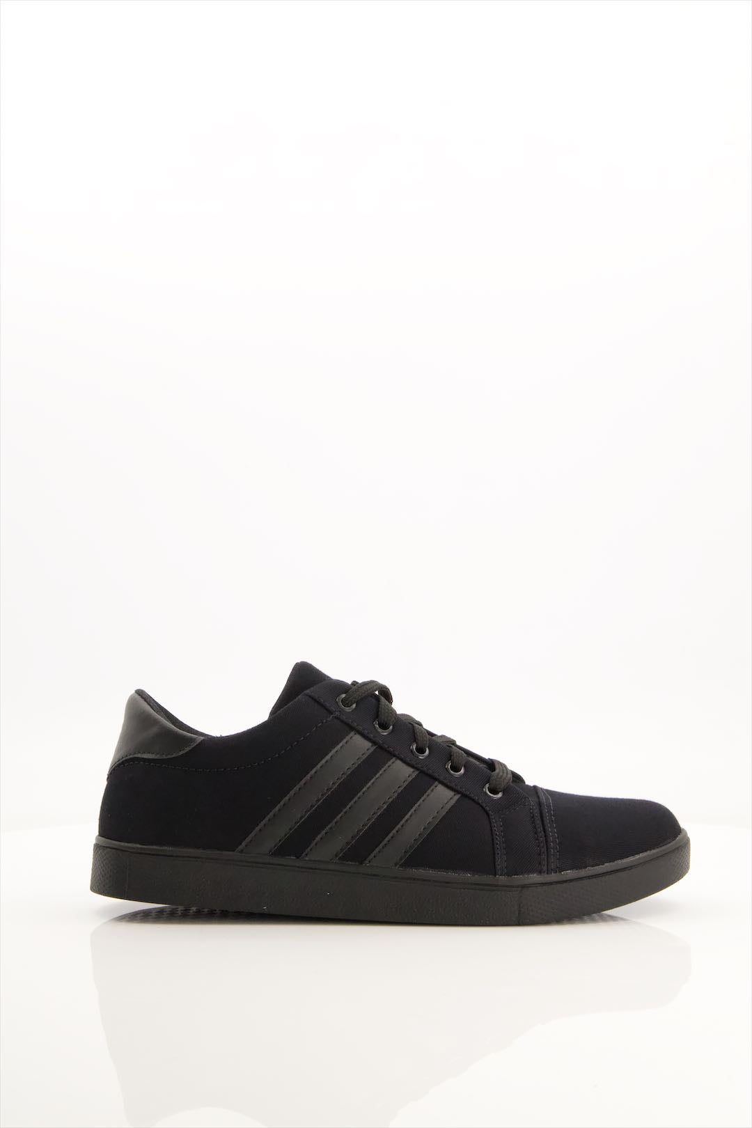 Black Camel three Stripe Sneakers 777