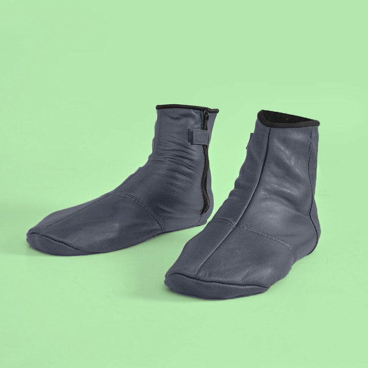 Leather Socks Collection – Black Camel