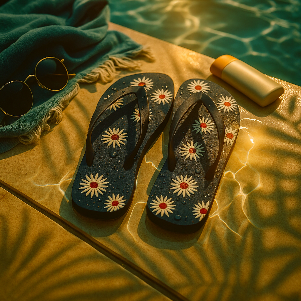 Black Camel Ladies Flip Flop