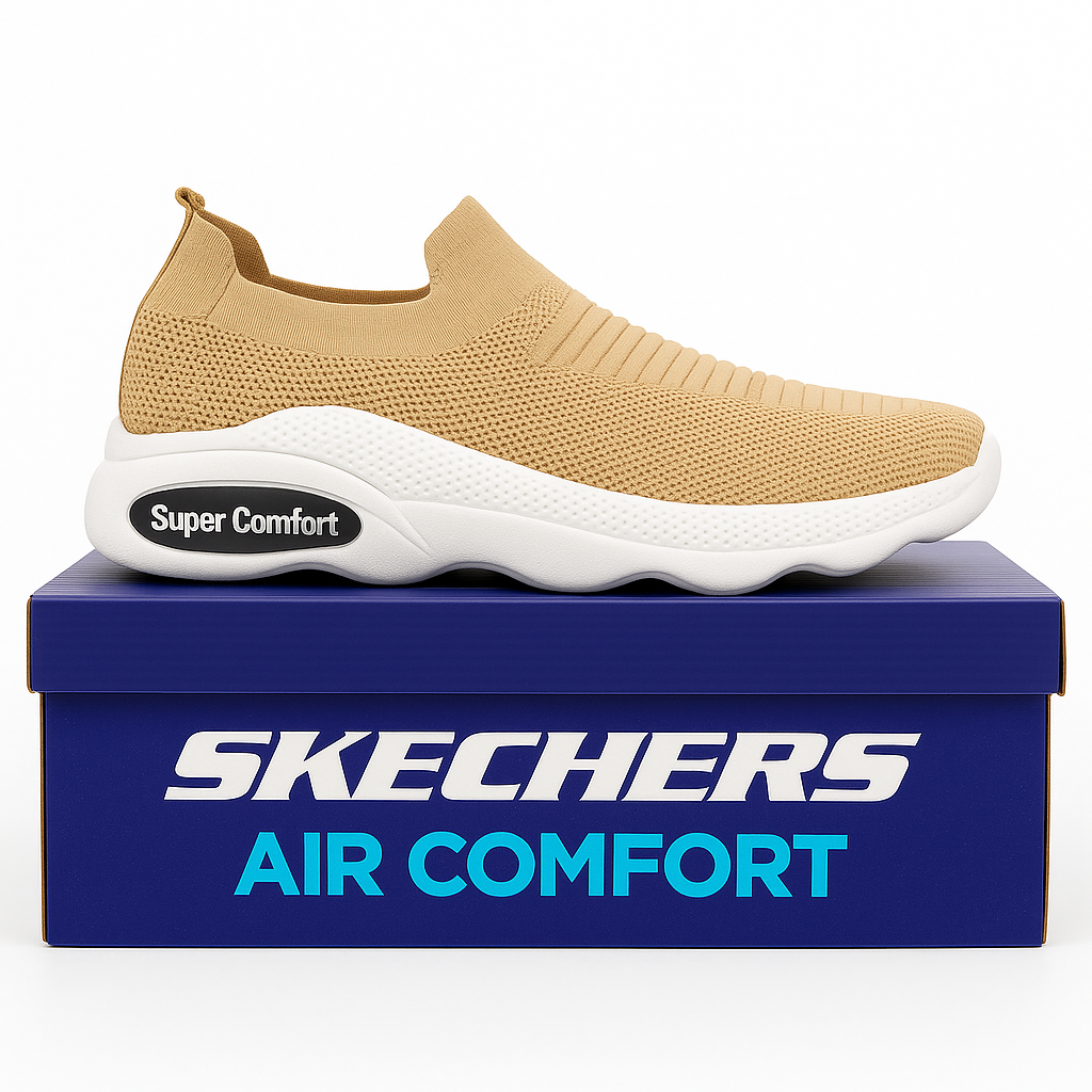 Black Camel Shoes for Mens Super Skechers 614