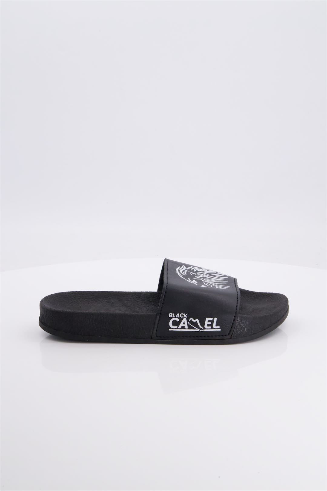 Black Camel Cheetah Slide