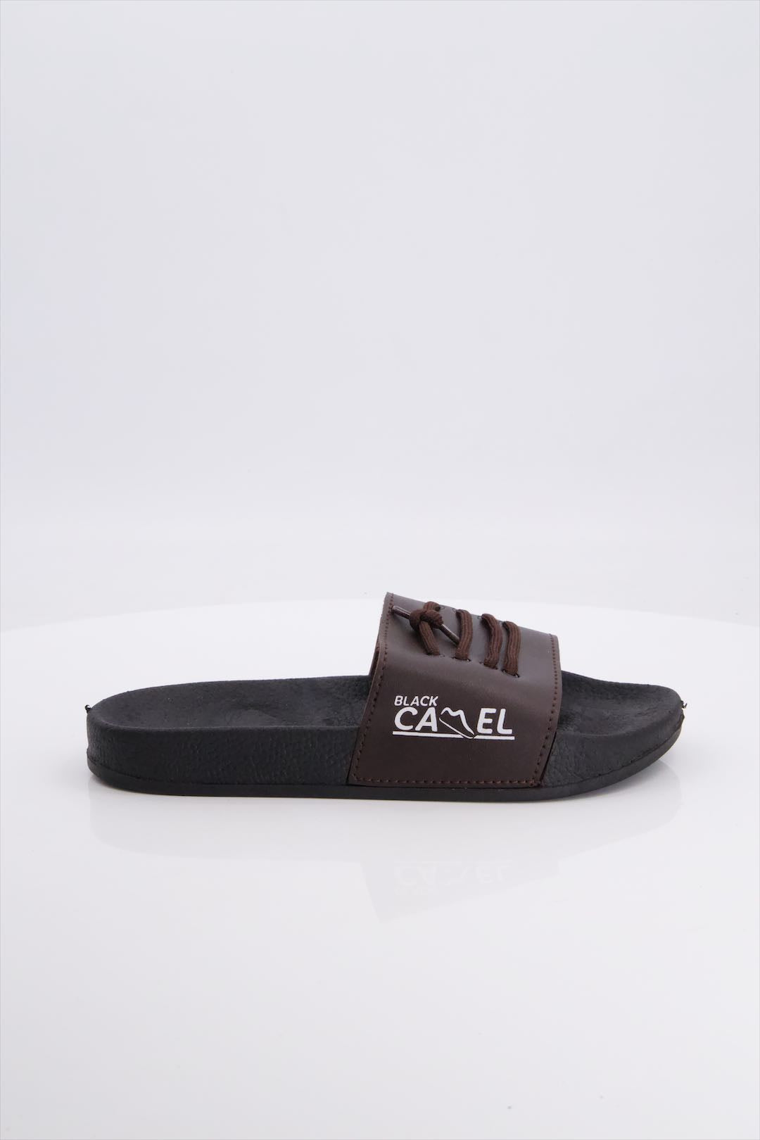 Black Camel Ribbon Style Slide