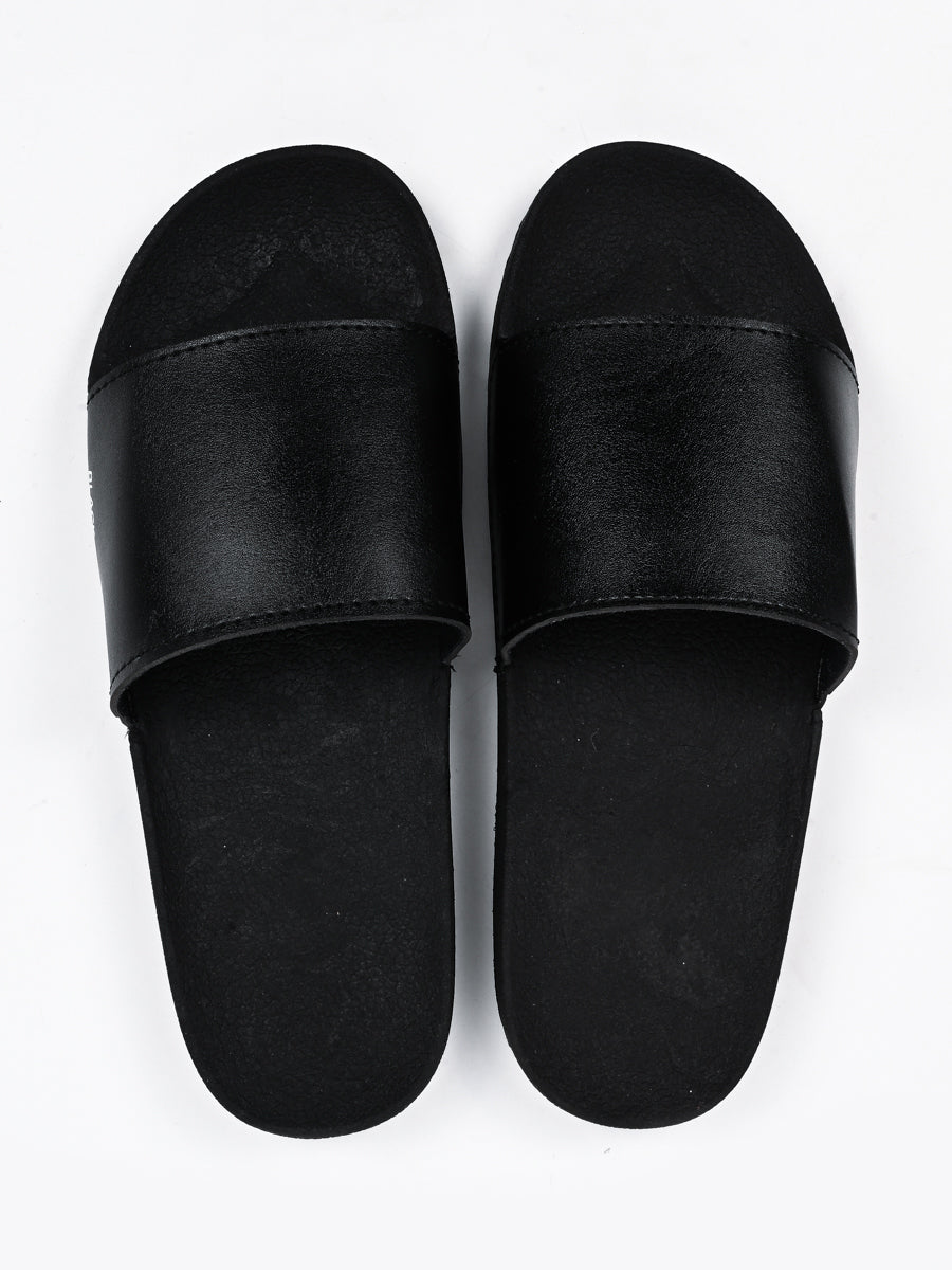 Black camel Slippers for men Slide for men