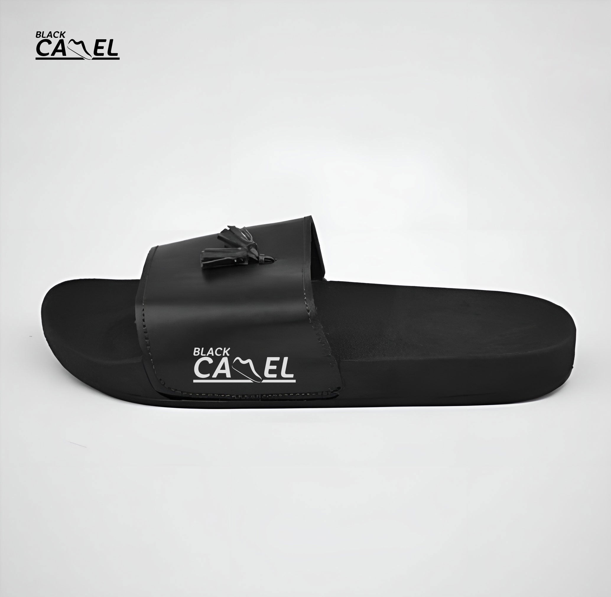 Slippers Black Camel