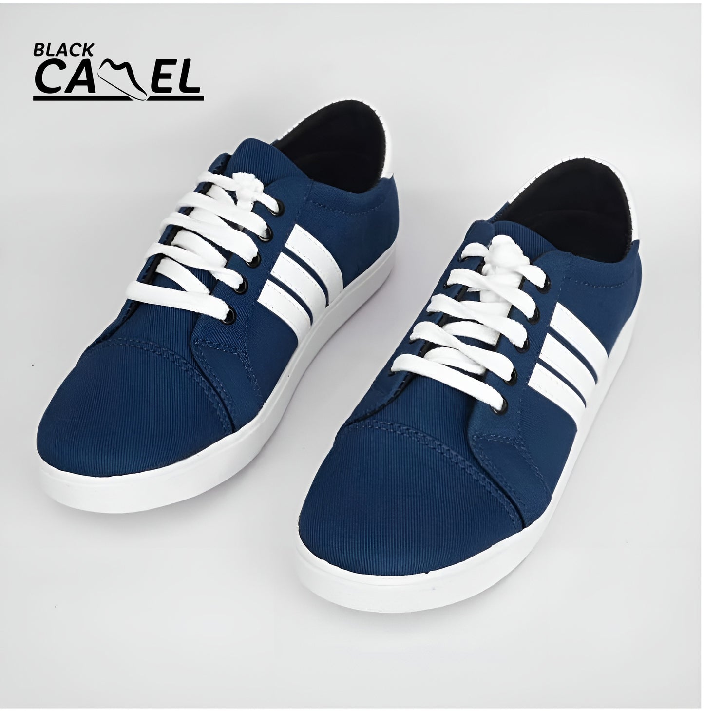 Black Camel Sneakers for Men Blue Shoes for Men