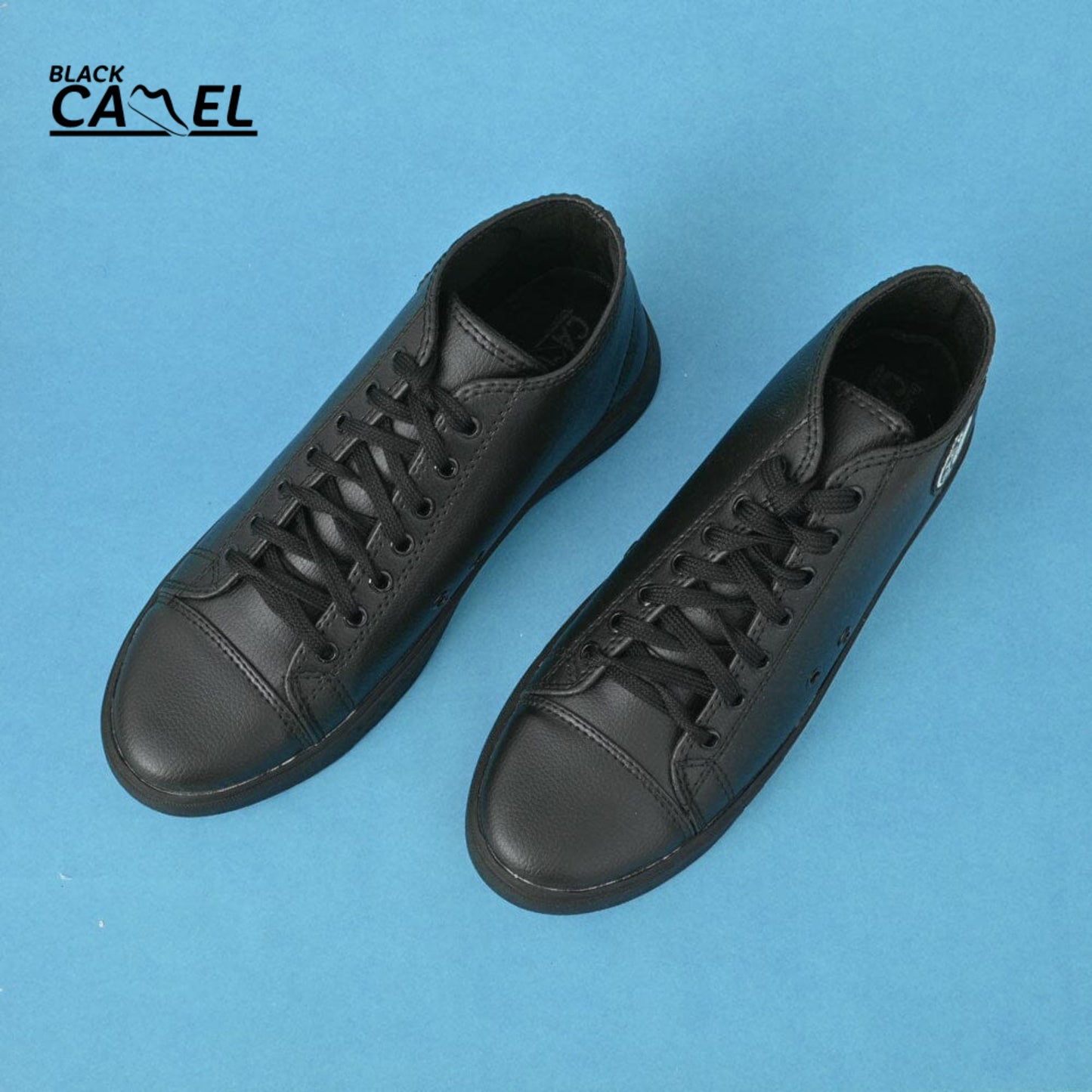 Black Camel Long Cut Sneakers