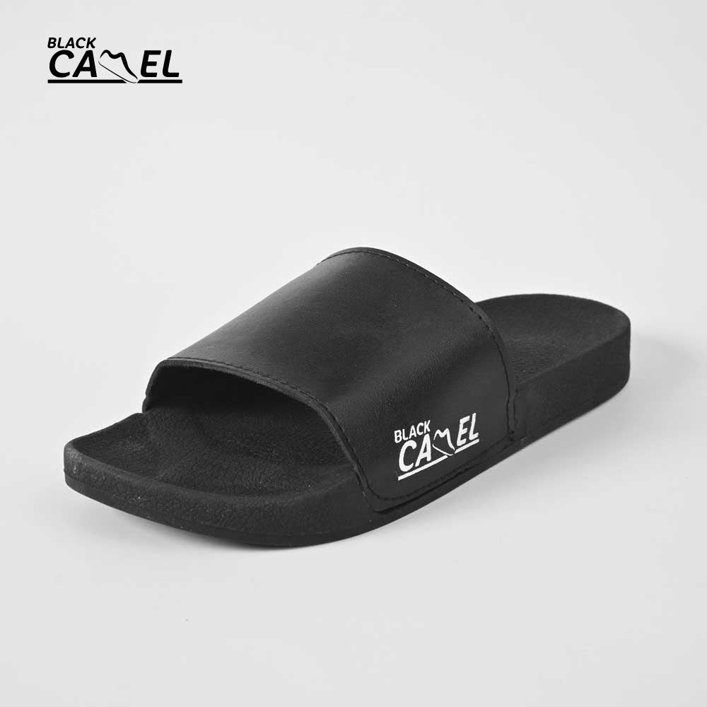 Black camel Slippers for men Slide for men